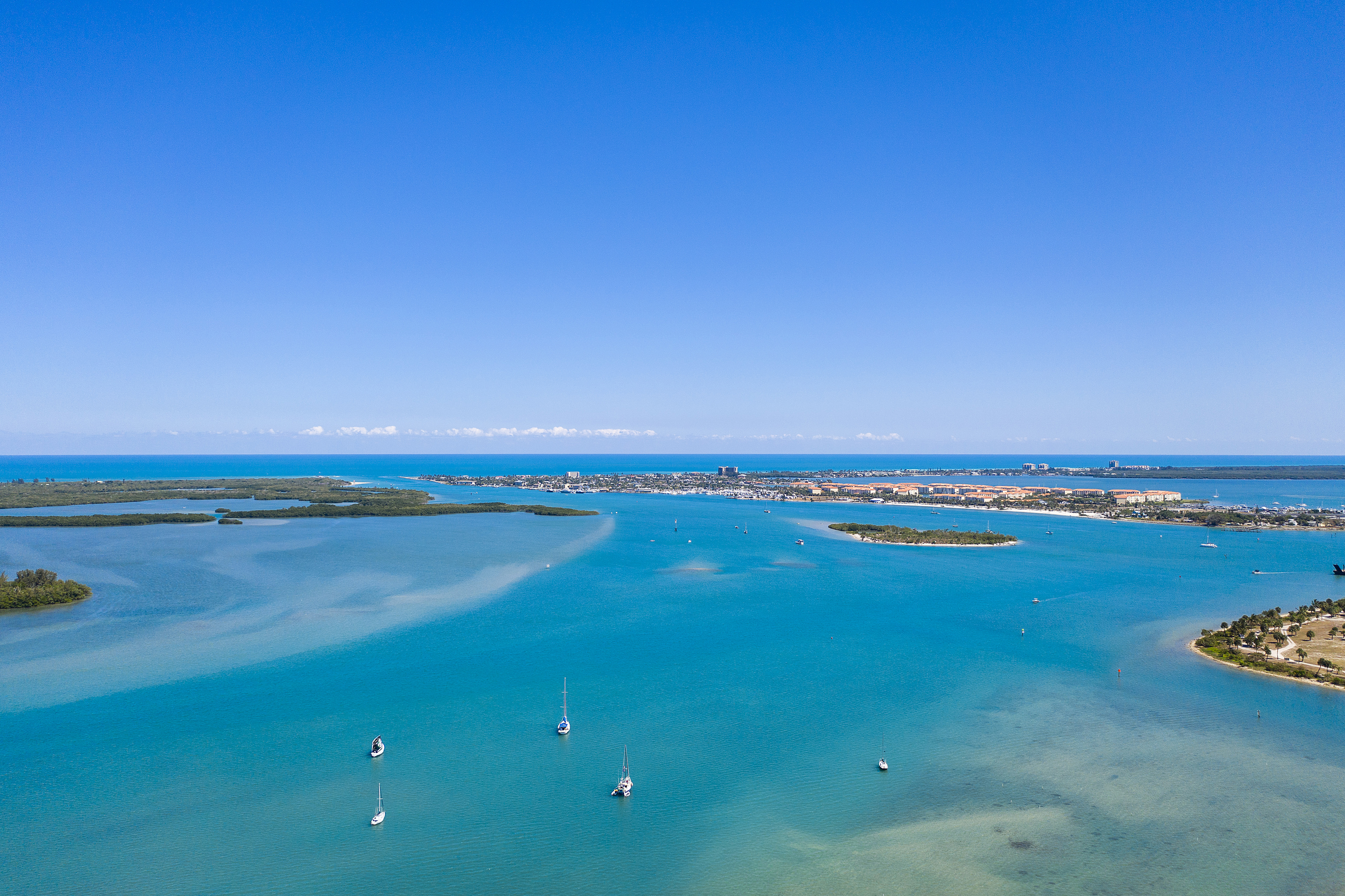 Hutchinson Island beach and Atlantic coastline, St. Lucie County